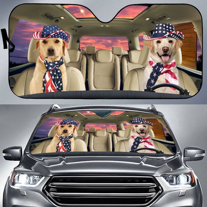 THC0115 Labrador Retriever Car Sun Shade