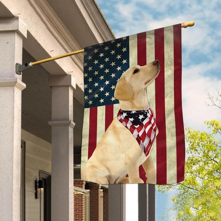 BIF0232 Labrador Retriever House Flag