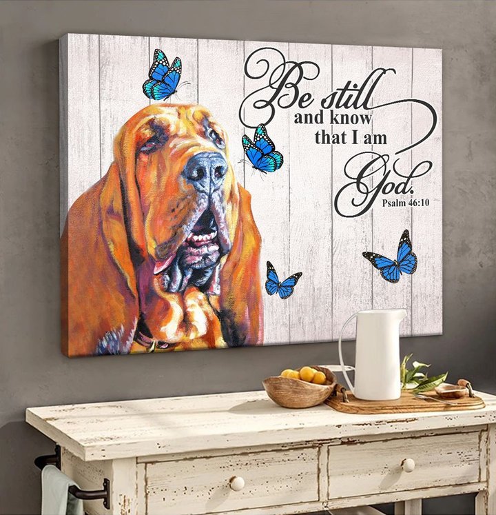 THD0121 Bloodhound Matte Canvas