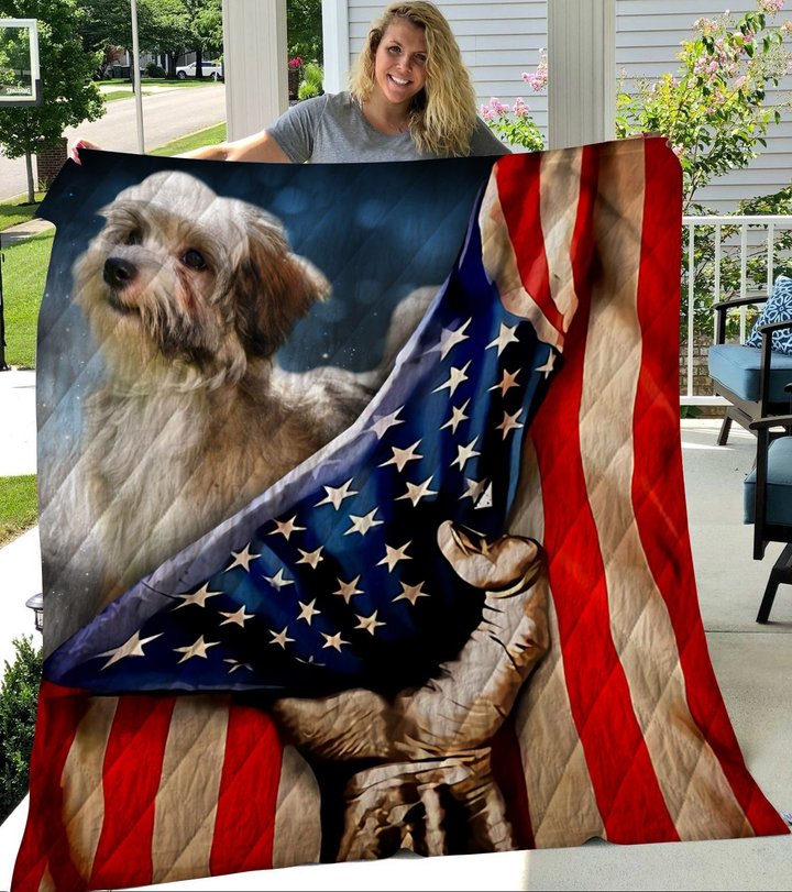 THQDOG54015 Havanese Quilt Blanket