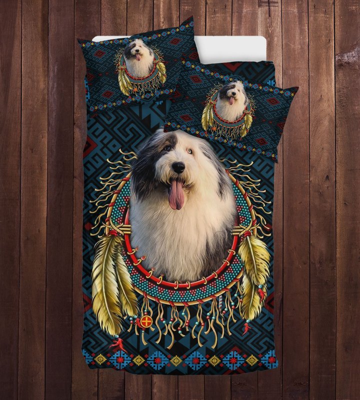 THBDOG1009 Old English Sheepdog Bedding Set