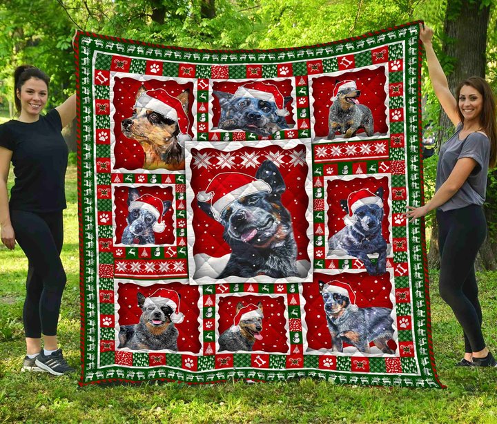 THQD46001 Australian Cattle Dog Quilt Blanket