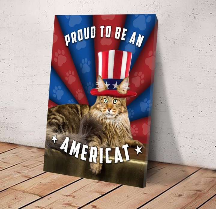 MHDMEO102 Maine Coon Americat Matte Canvas