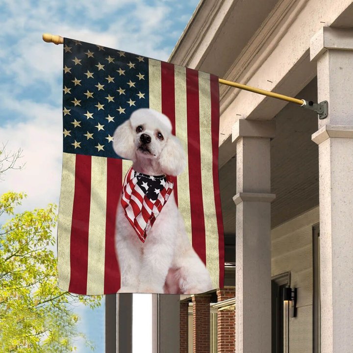 BIF0247 Poodle House Flag