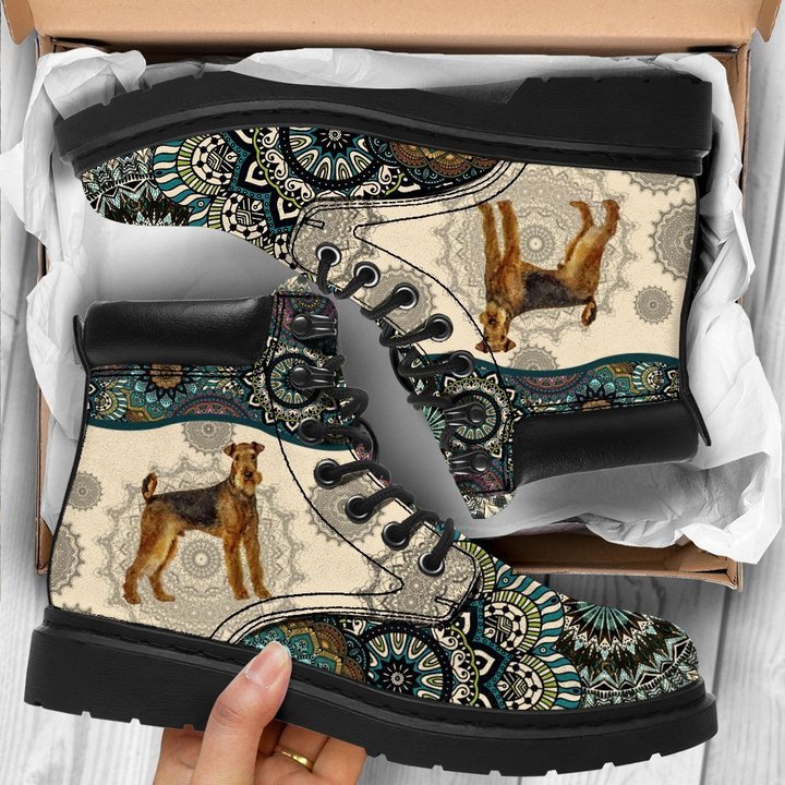 THS1032 Airedale Terrier All Season Boots 2020