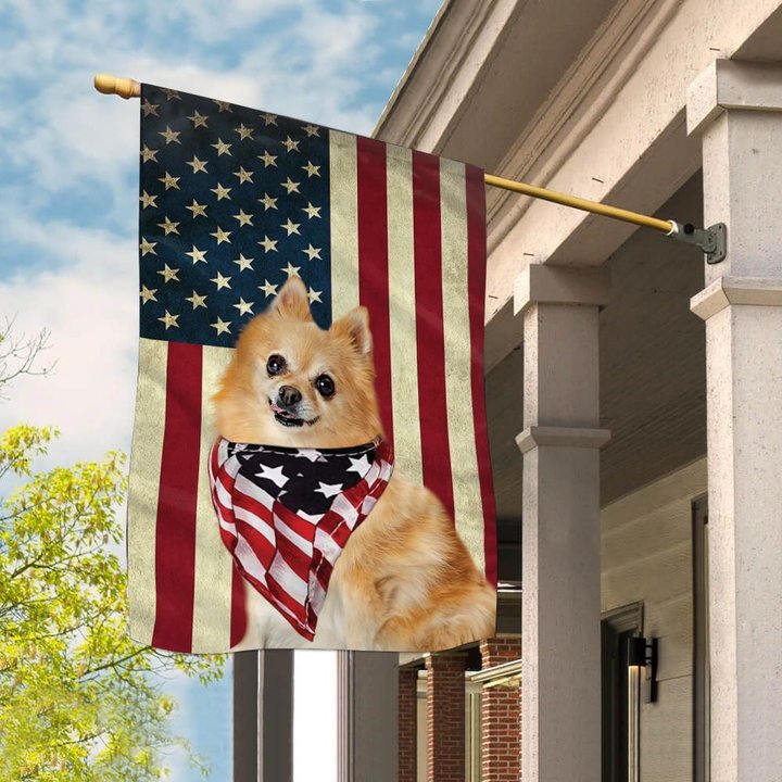 BIF1007 German Spitz House Flag