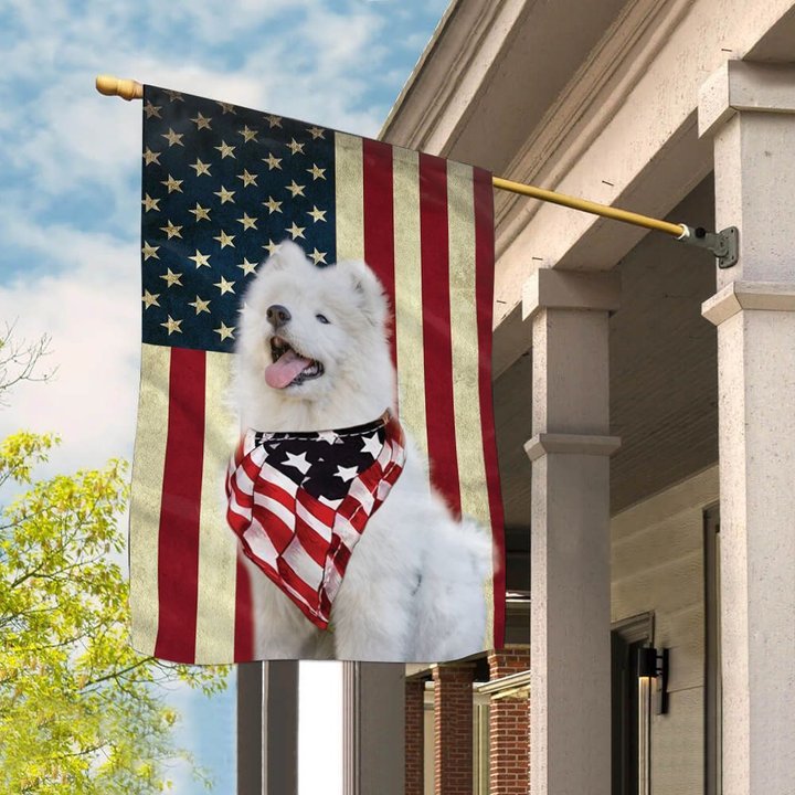 BIF1013 Samoyed House Flag