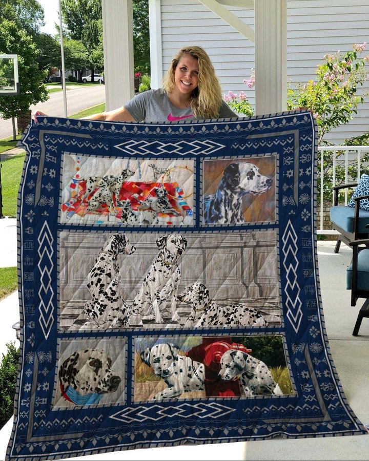 QUI50001 Dalmatian Quilt Blanket