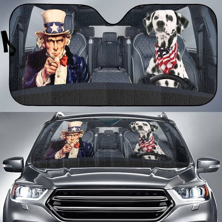 CHC1016 Dalmatians Car Sun shade