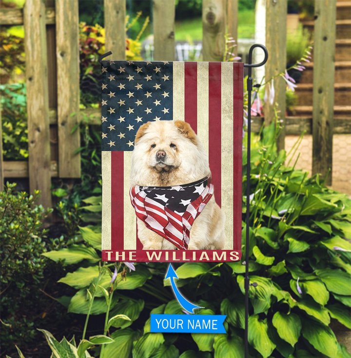 BIF1101 Chow Chow Personalized Garden Flag