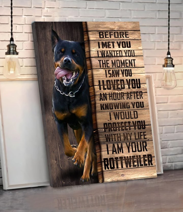 CHD0109 Rottweiler Matte Canvas