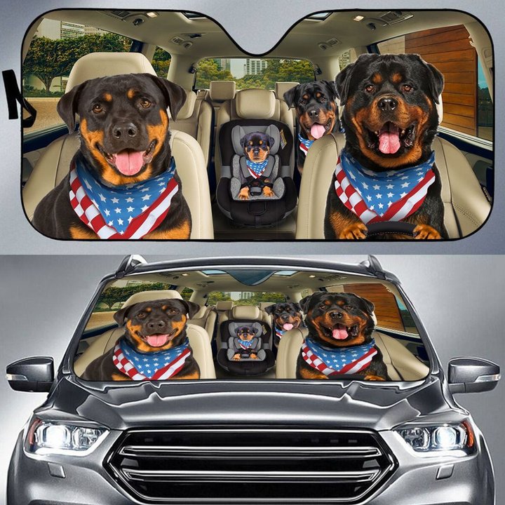 CHC2016 Rottweiler Car Sun shade