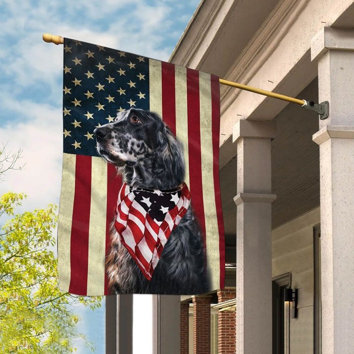 BIF1005 English Setter House Flag