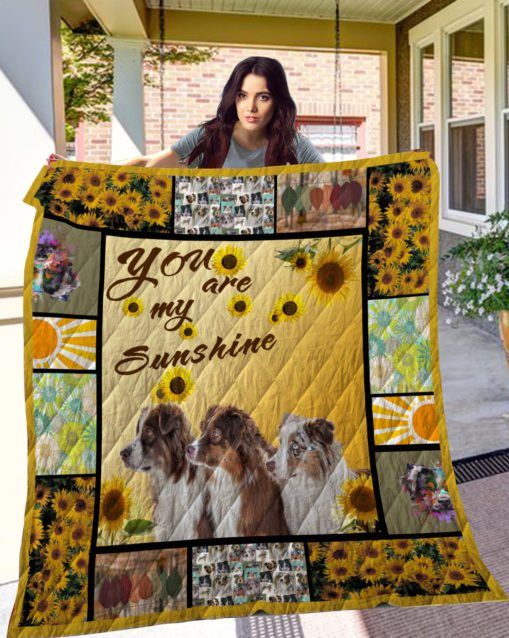 QUI24008 Australian Shepherd Quilt Blanket
