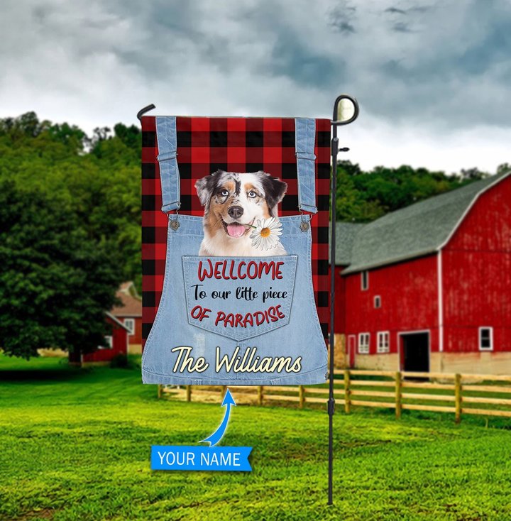 Australian Shepherd TUF0805 Personalized Flag
