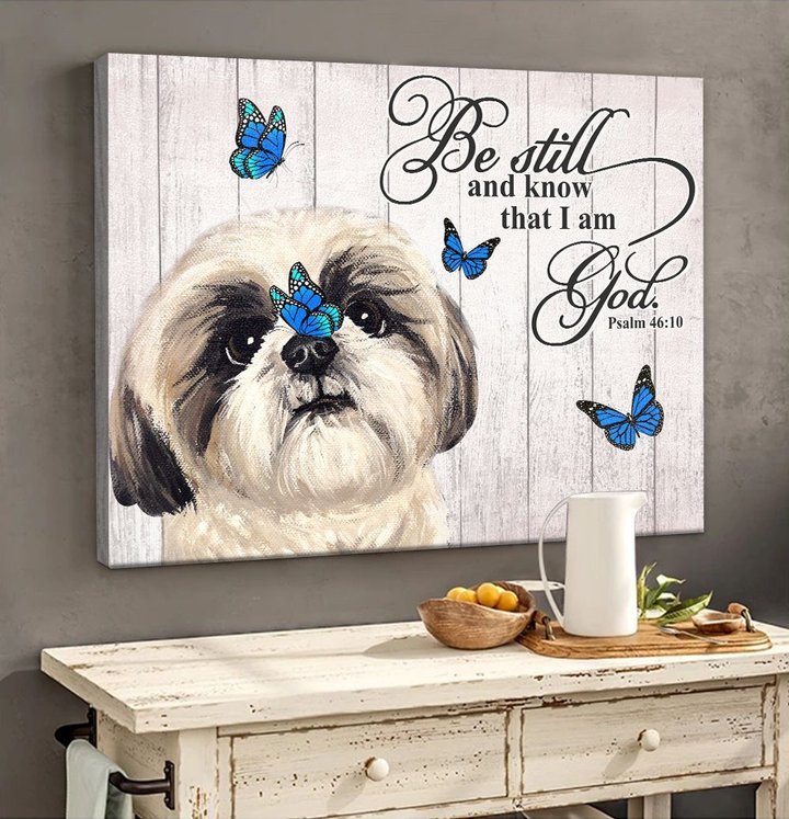 THD0108 Shih Tzu Matte Canvas