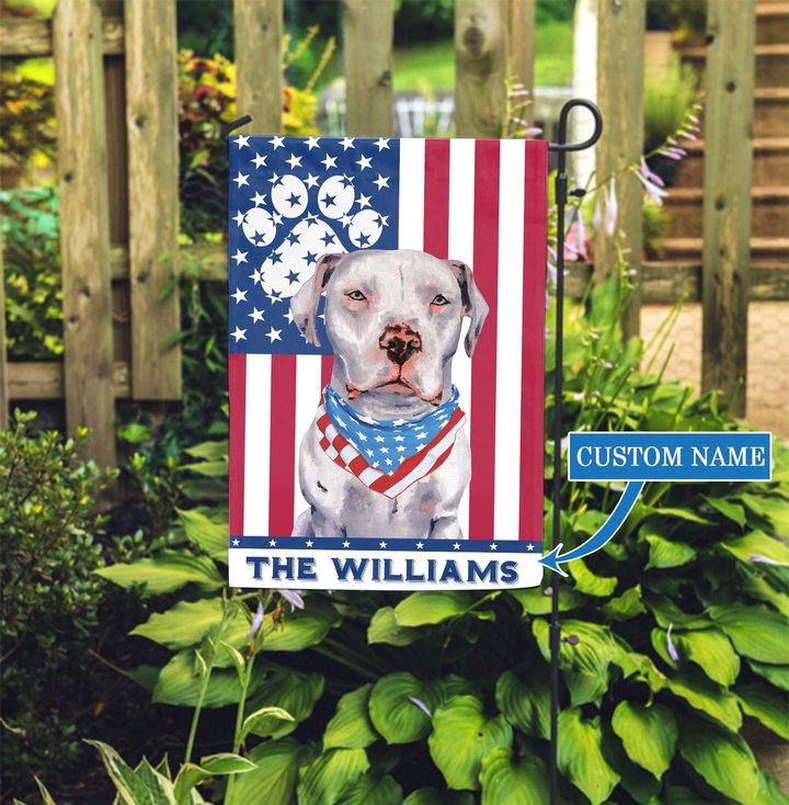 CHFD0409 Dogo Argentino Personalized Garden Flag