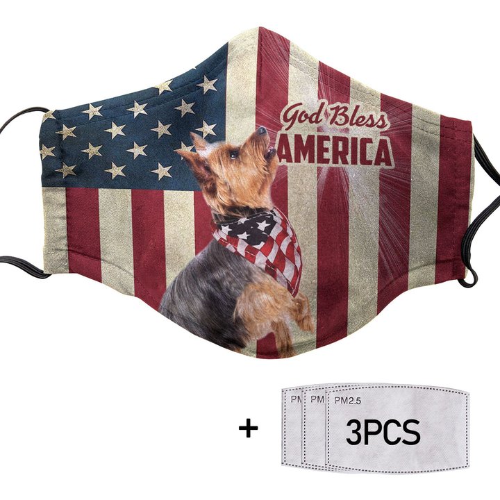 THM0215 Yorkshire Terrier God Bless