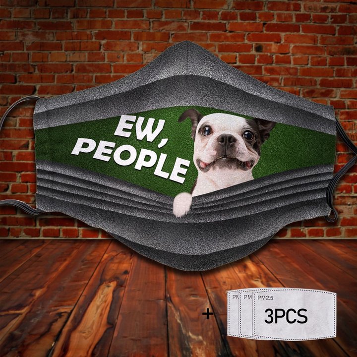 Boston Terrier Face Mask THM21092903
