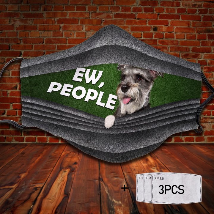 Miniature Schnauzer Face Mask THM21092910