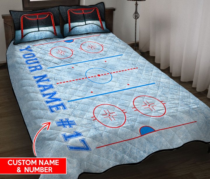 Gifts for Hockey players Quilt Bed Set Quilt Blanket DIQ21101201-DIE21111201
