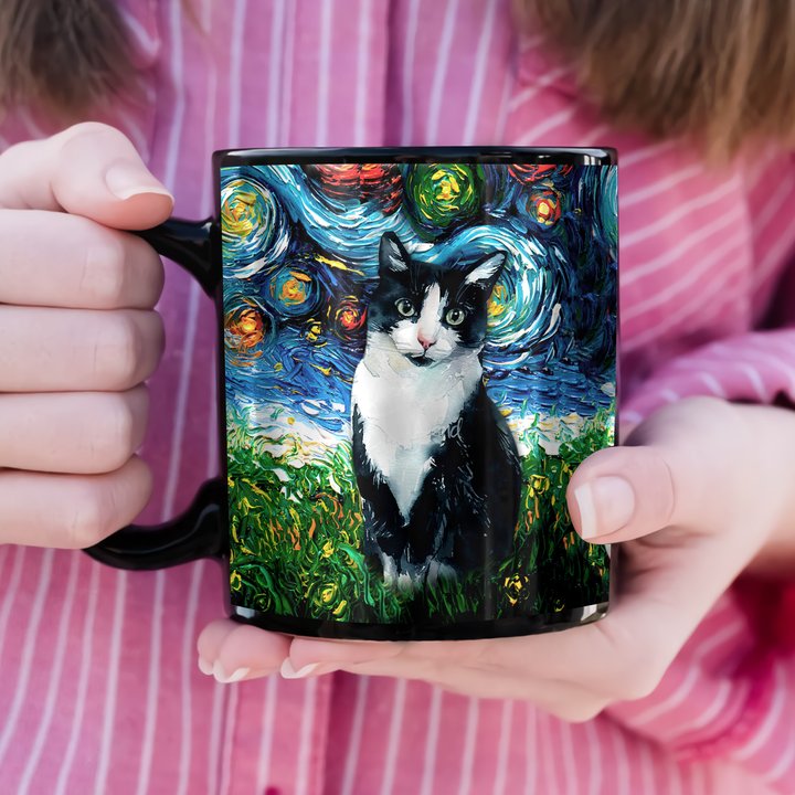 tuxedo cat Mug THM21112461