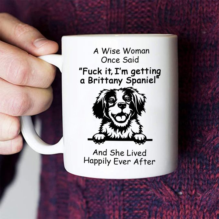 Brittany Spaniel Happily Mug THM22021151