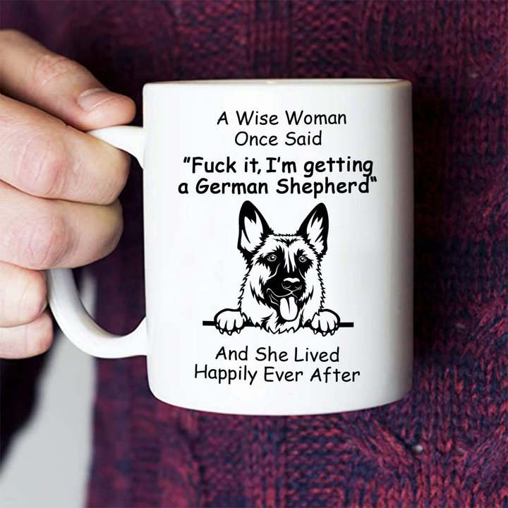 German Shepherd Happily Mug THM22021154