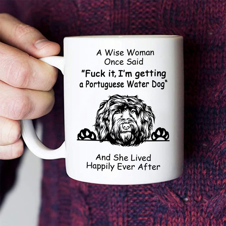 Portuguese Water Dog Happily Mug THM22021157