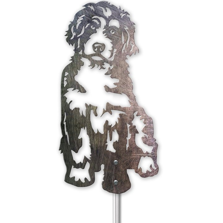 Bernedoodle Metal Garden Art THMS22050351