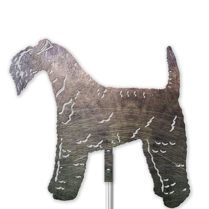 Kerry Blue Terrier Metal Garden Art THMS22050354