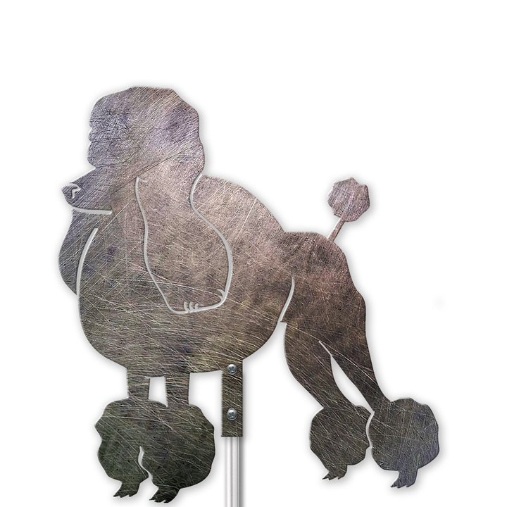 Poodle Metal Garden Art THMS22050355