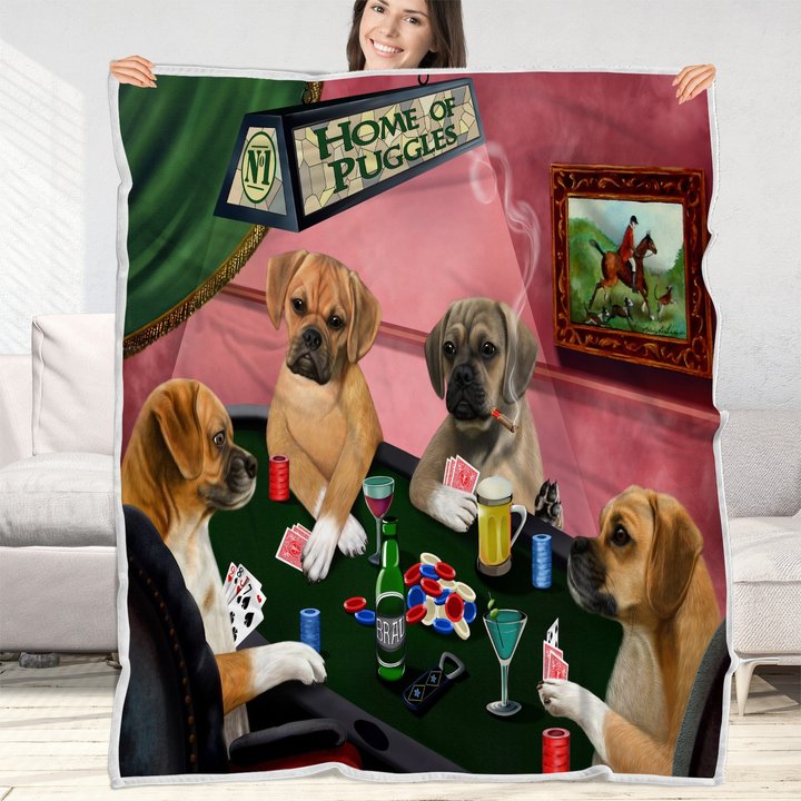 Puggle Quilt Bed Set & Quilt Blanket THE23070596-THQ23070596
