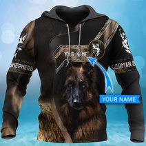 CHTD2005 German Shepherd Personalized 3D HOODIE