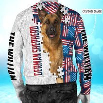CHTD1004 German Shepherd Personalized 3D HOODIE