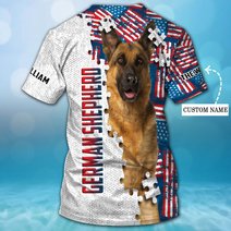 CHTD1004 German Shepherd Personalized 3D HOODIE