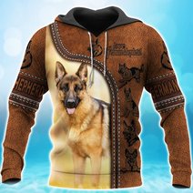 THT5145 German shepherd 3D HOODIE