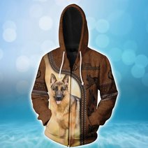 THT5145 German shepherd 3D HOODIE