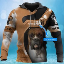 CHTD2001 Boxer Personalized 3D HOODIE