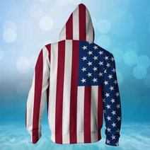 BIT0402 Boxer Opened Flag USA 3D HOODIE