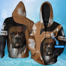 CHTD2001 Boxer Personalized 3D HOODIE