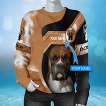 CHTD2001 Boxer Personalized 3D HOODIE