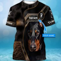 CHTD2004 Doberman Personalized 3D HOODIE