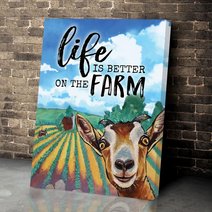 BID20080108 Goat Farm Matte Canvas
