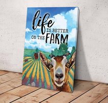 BID20080108 Goat Farm Matte Canvas
