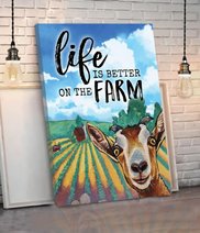 BID20080108 Goat Farm Matte Canvas
