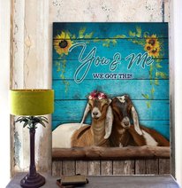 BID20080301 Goat You and Me We Got This Matte Canvas