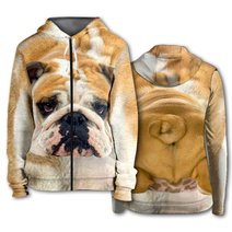 CHTL0114 Bulldog 3D HOODIE