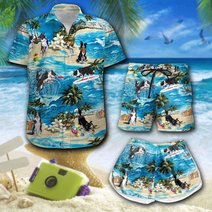 Border Collie Hawaii Men-Women Set THT20071701-THO20071701