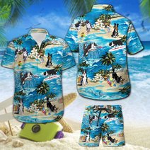 Border Collie Hawaii Men-Women Set THT20071701-THO20071701